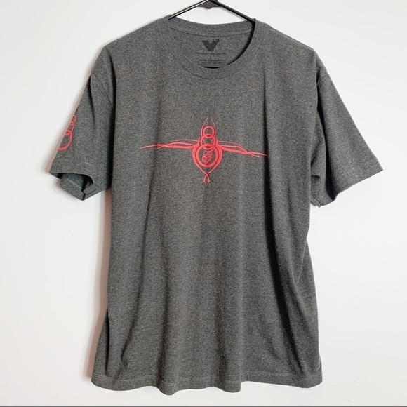 Micron M-Series Men's Gray Vector Tee  Size L - Picture 1 of 6